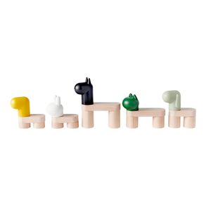 ست 20 تکه فیگور چوبی ایکیا مدل IKEA GREJSIMOJS